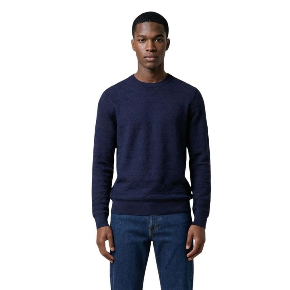 Armani Exchange Blue Viscose Men's Sweatshirt